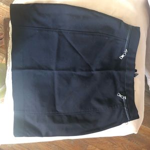 Cotton skirt with 2 zippers must bundle